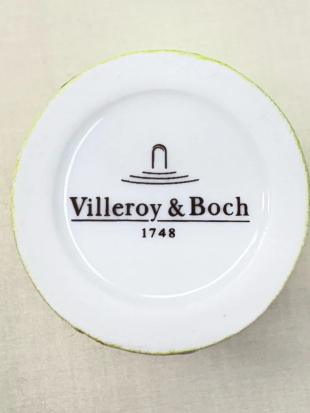 Vintage Villeroy & Boch French Gardeners “Marie” Figural Candle Jar